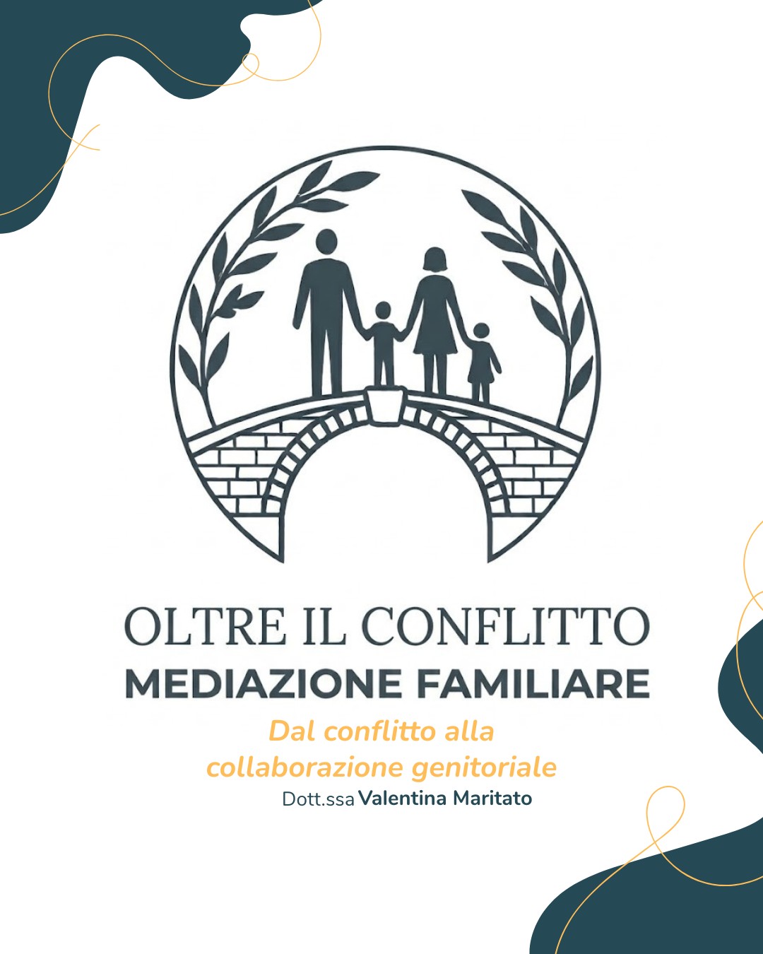 Illustrazione Oltre il Conflitto: la famiglia sul ponte